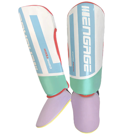 Load image into Gallery viewer, Engage E-Series Shin Guards Pastel Front
