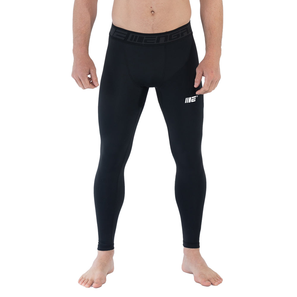 Engage Essential Series Compression Spats Black Front