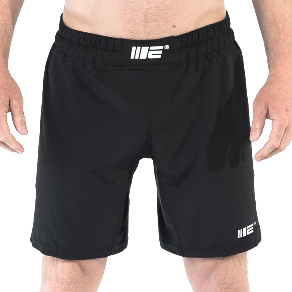 Engage Essential Series MMA Grappling Shorts Black Front