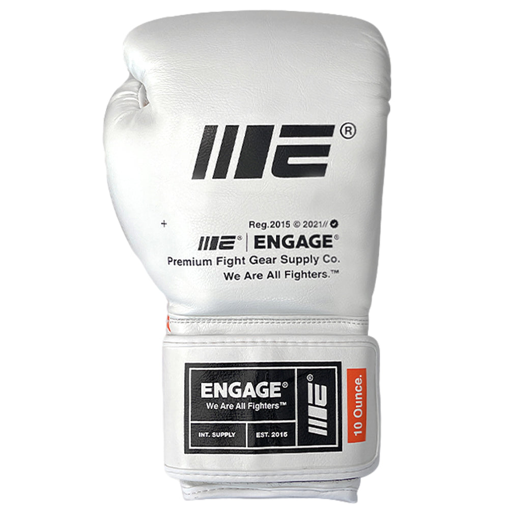 Engage W.I.P Series Hook and Loop Boxing Gloves White Top