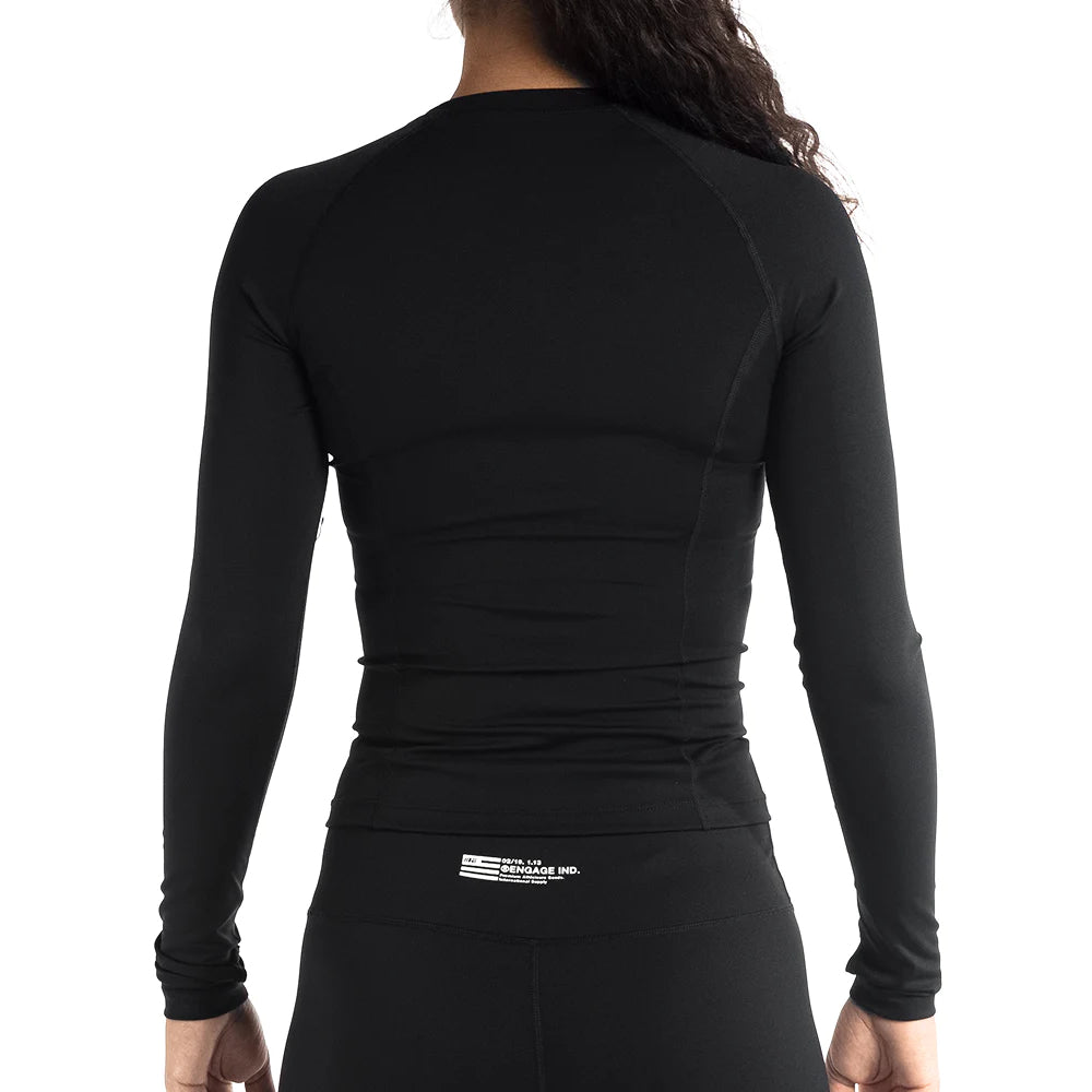 Engage Womens Long Sleeve Top Back