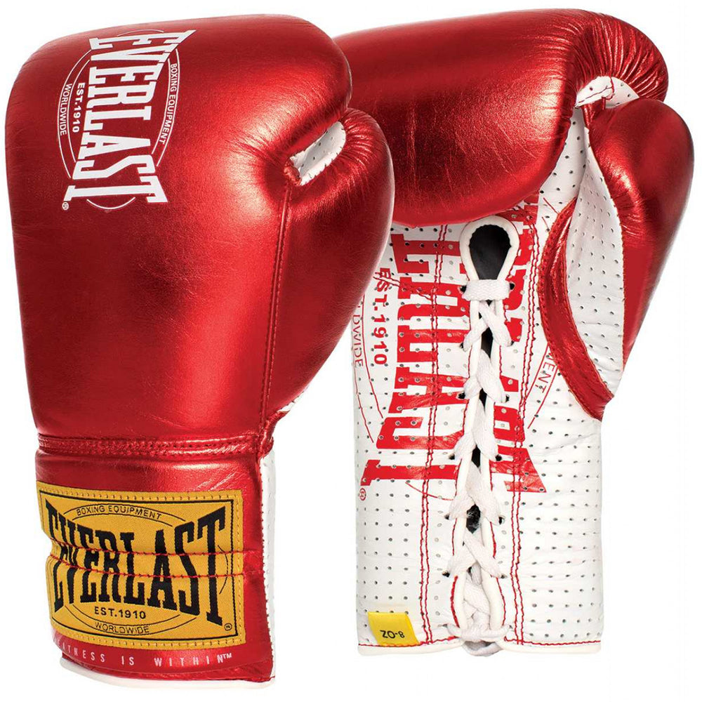 Everlast 1910 Classic Fight Gloves Red