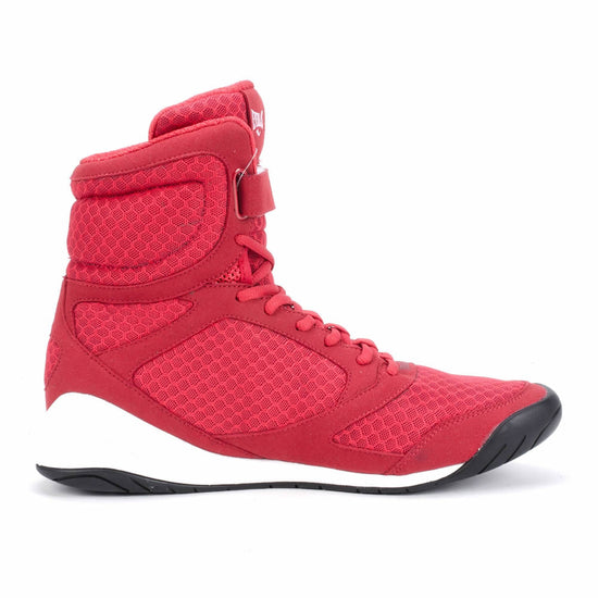 Everlast Elite High Top 2022 Boxing Shoes Red Right Side