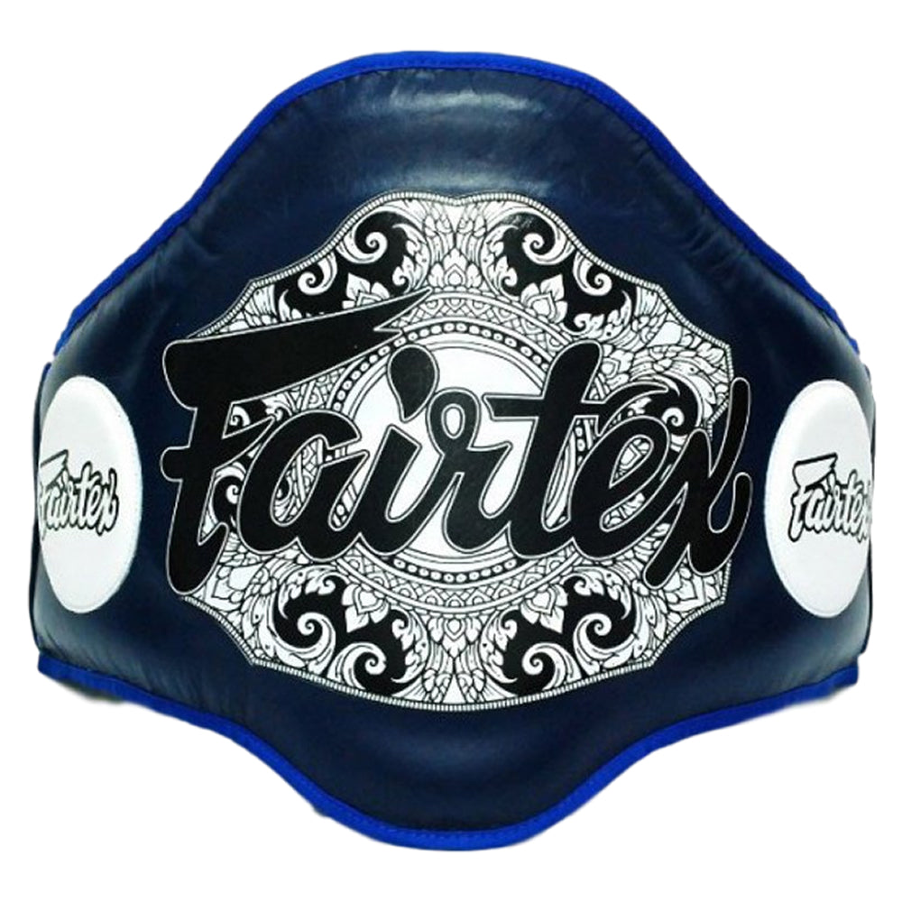 Load image into Gallery viewer, Fairtex BPV2 Lightweight Belly Pad Blue Front
