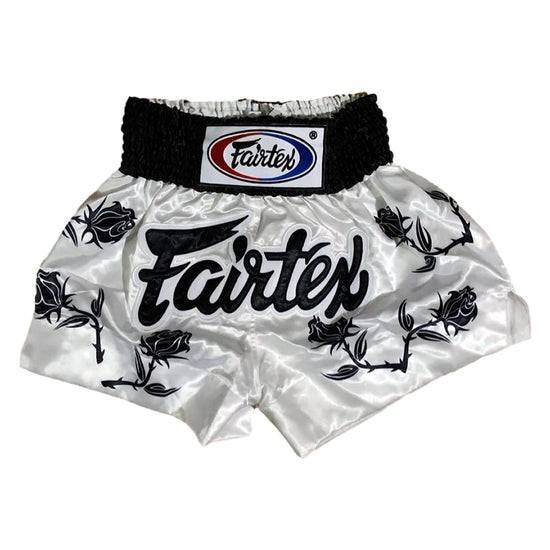 Fairtex BS0659 Black Roses Muay Thai Shorts Front