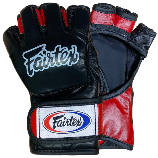 Fairtex FGV12 MMA Gloves Open Thumb Red