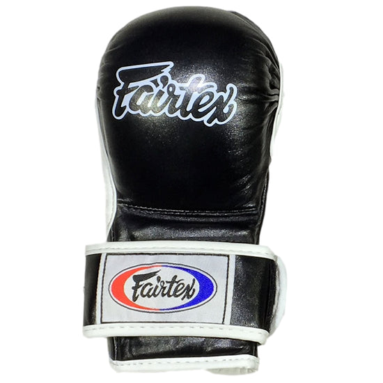 Fairtex FGV15 Sparring MMA Gloves Black/White Top