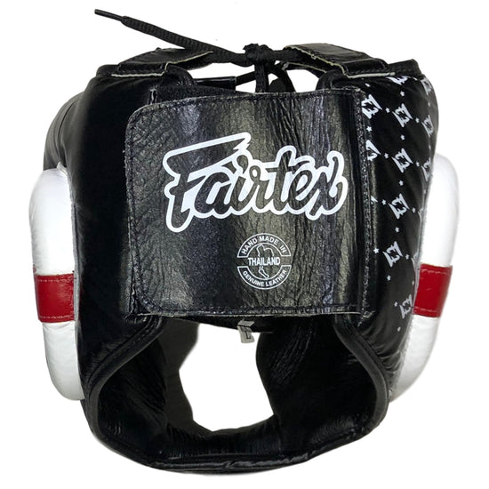 Load image into Gallery viewer, Fairtex HG10 Super Sparring Head Guard Black Back
