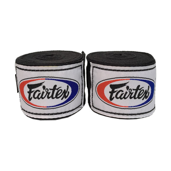 Load image into Gallery viewer, Fairtex HW2 Cotton Hand Wraps Black
