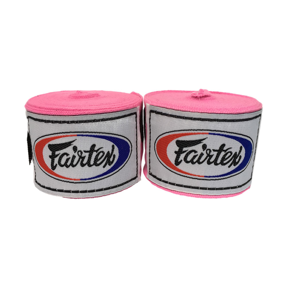 Load image into Gallery viewer, Fairtex HW2 Cotton Hand Wraps Pink
