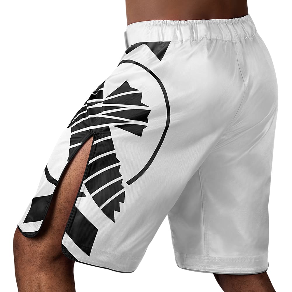 Load image into Gallery viewer, Hayabusa Icon Fight Shorts White/Black Back
