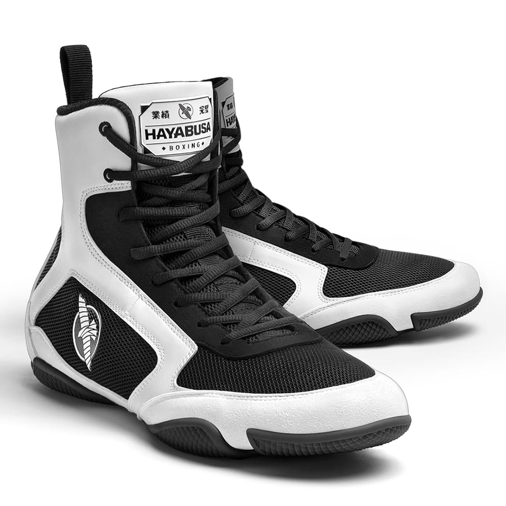 Load image into Gallery viewer, Hayabusa Pro Boxing Shoes White
