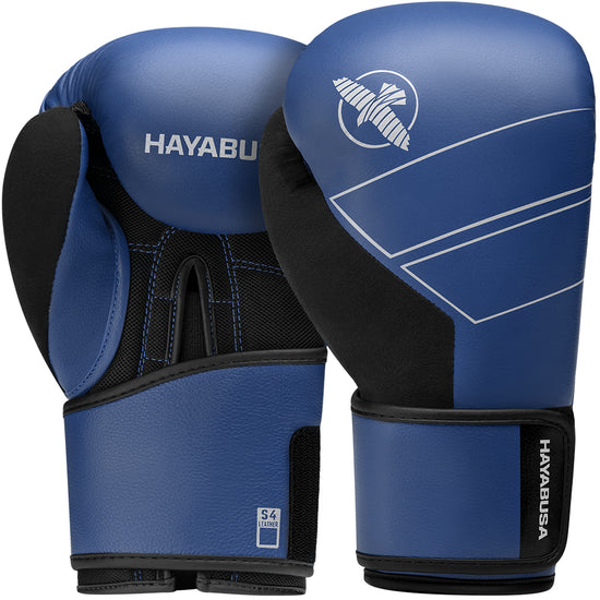 Load image into Gallery viewer, Hayabusa S4 Leather Boxing Gloves Blue
