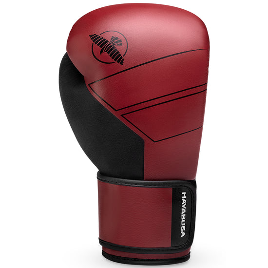 Load image into Gallery viewer, Hayabusa S4 Leather Boxing Gloves Red Top
