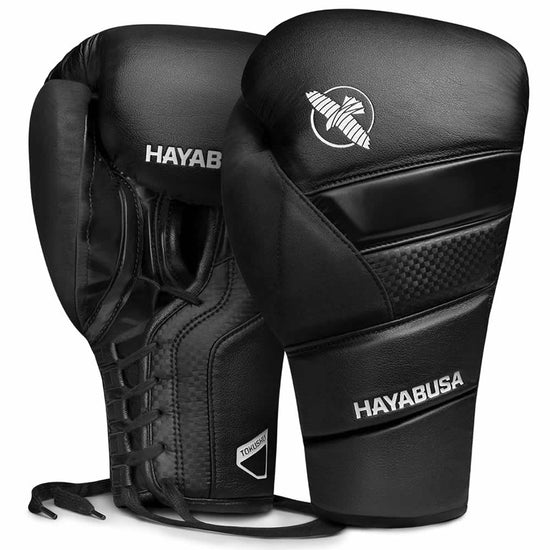 Load image into Gallery viewer, Hayabusa T3 Lace Boxing Gloves Black

