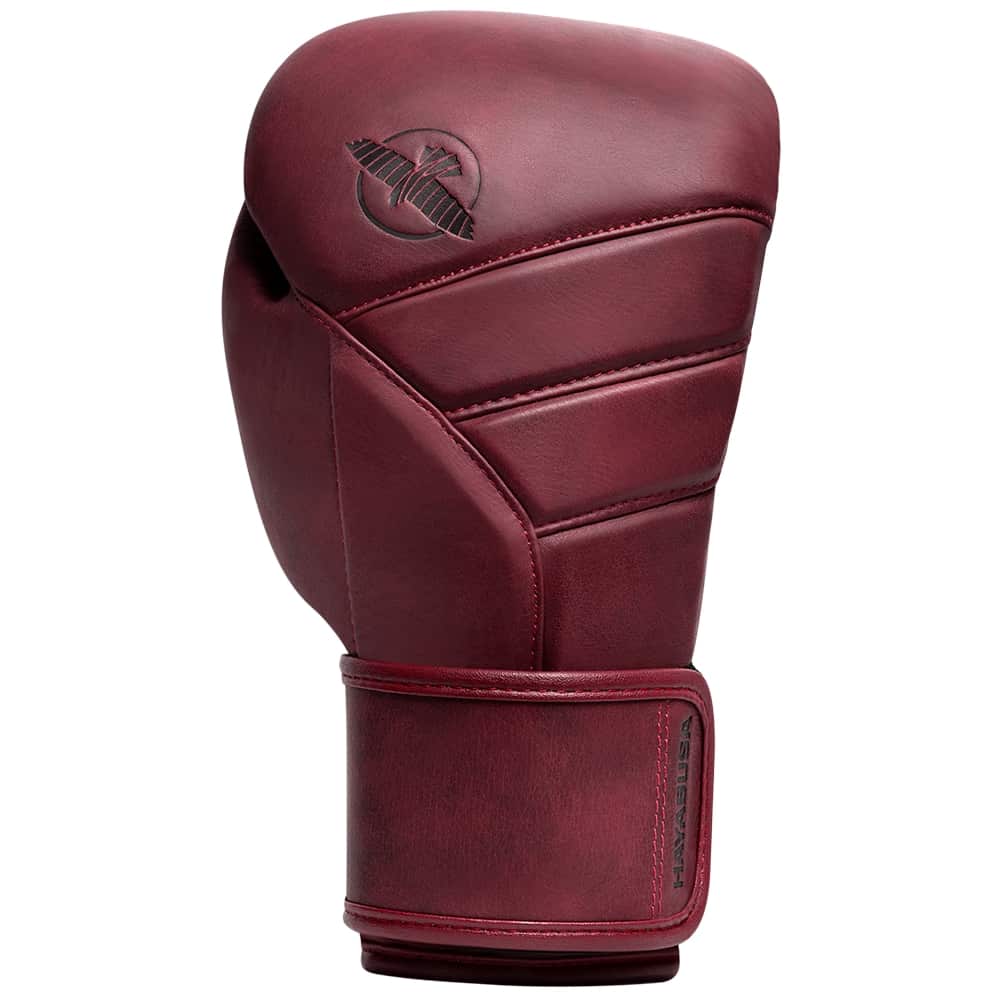 Load image into Gallery viewer, Hayabusa T3 LX Boxing Gloves Crimson Burgundy Top
