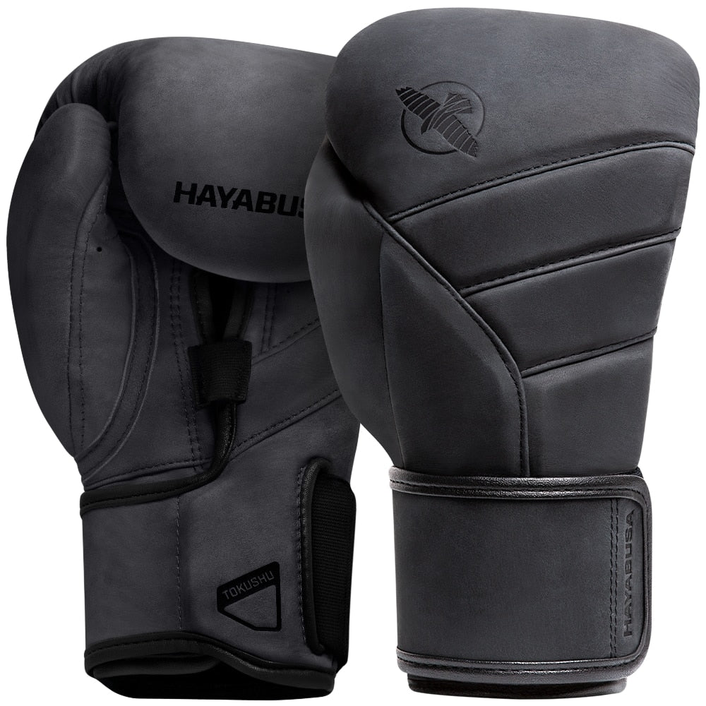 Load image into Gallery viewer, Hayabusa T3 LX Boxing Gloves Obsidian Black
