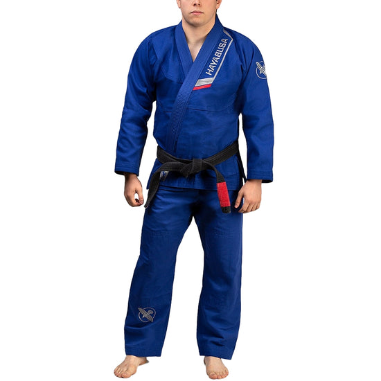 Load image into Gallery viewer, Hayabusa Ultra-Lightweight Jiu Jitsu Gi Blue Front
