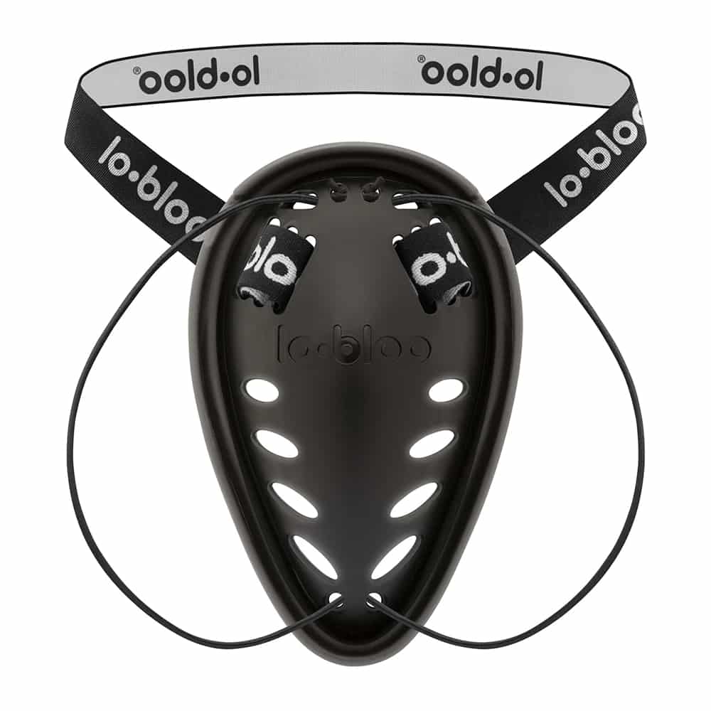 Load image into Gallery viewer, lobloo THAI CUP 2.0 Mens Professional Athletic Groin Cup Black Front
