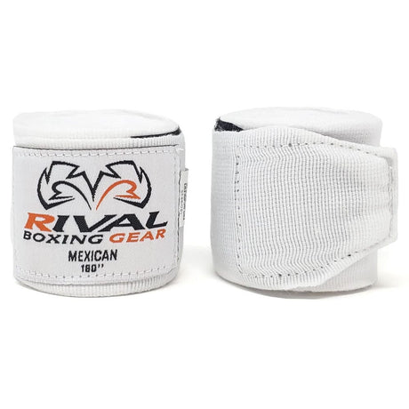 Rival Mexican Handwraps Hand Wraps Rival White 