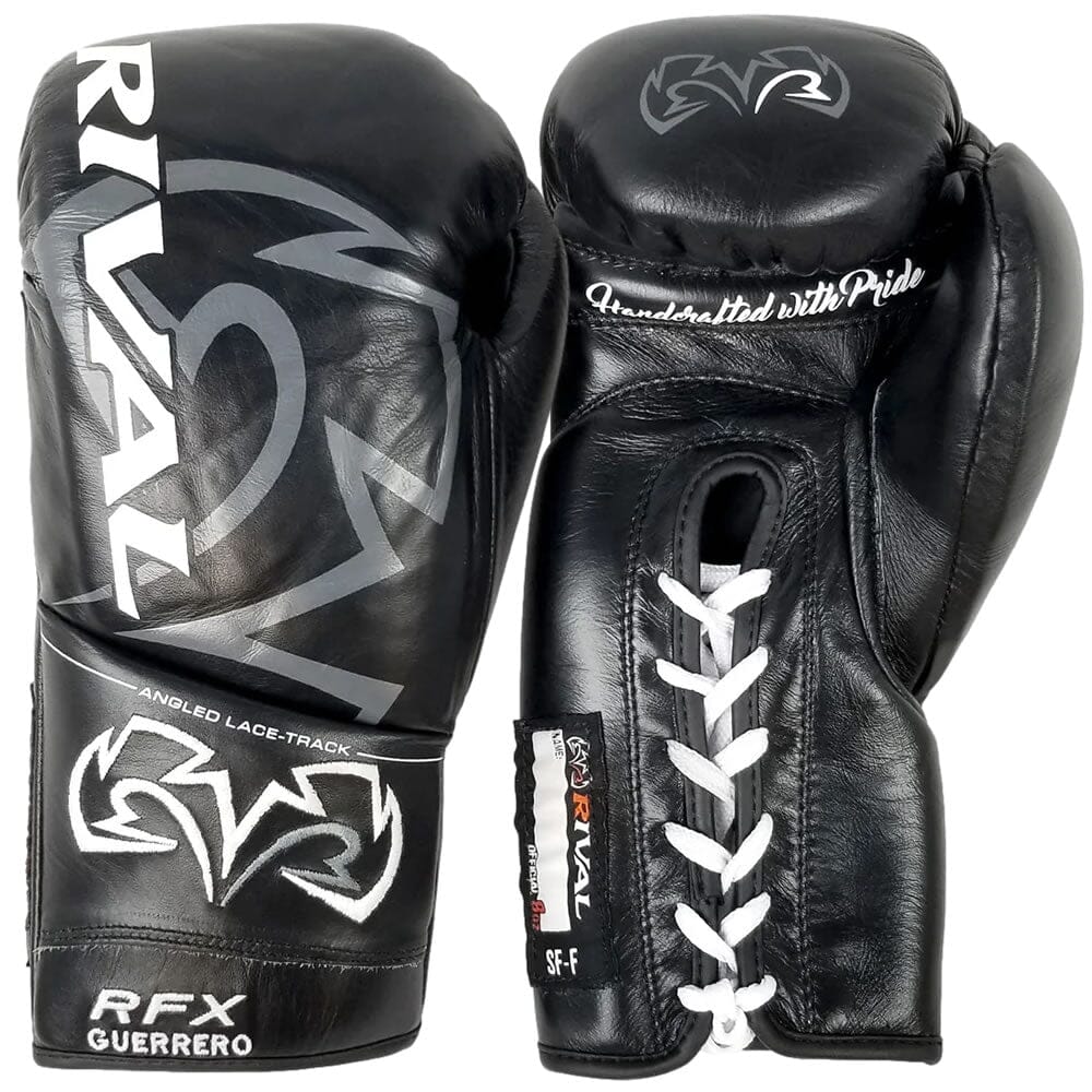 Rival RFX-Guerrero Pro Fight Gloves (SF-F) Boxing Gloves Rival Black 8oz 