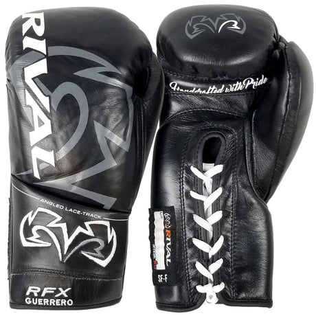 Rival RFX-Guerrero Pro Fight Gloves (SF-F) Boxing Gloves Rival Black 8oz 