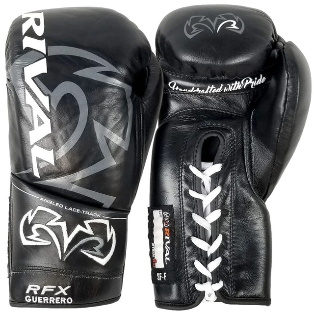 Rival RFX-Guerrero Pro Fight Gloves (SF-F) Boxing Gloves Rival Black 8oz 