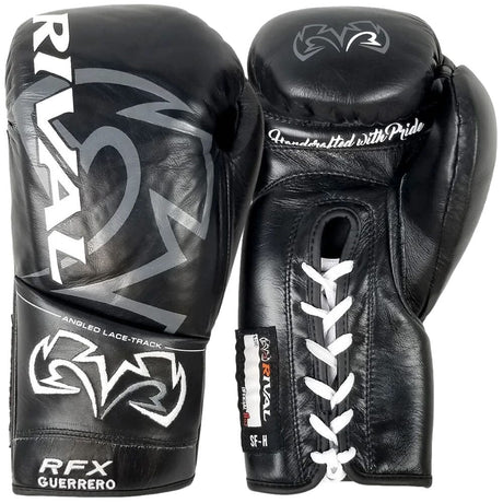 Rival RFX-Guerrero Pro Fight Gloves (SF-H) Boxing Gloves Rival Black 8oz 