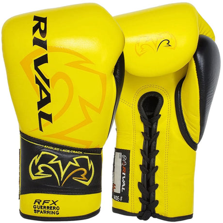 Rival RFX-Guerrero Pro Fight Gloves (HDE-F) Boxing Gloves Rival Yellow 8oz 