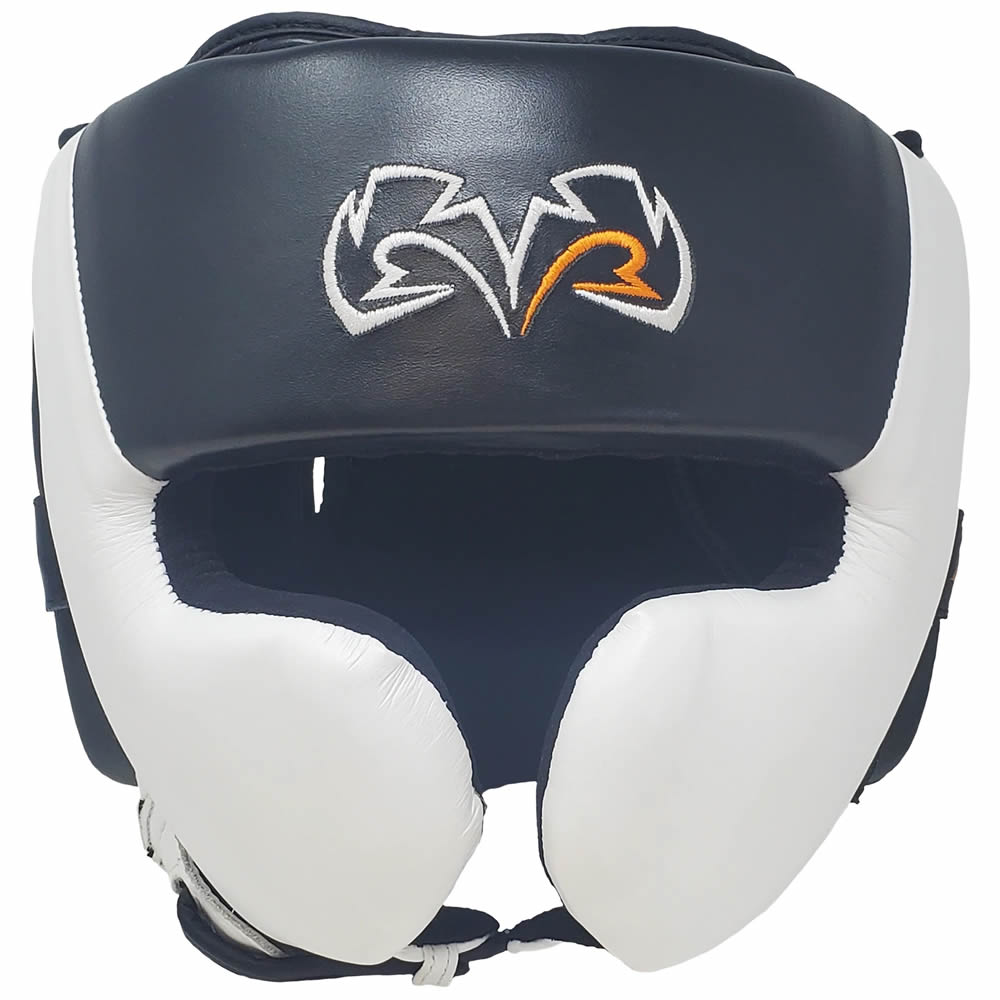 Rival RHG30 Mexican Training Headgear Black/White Front