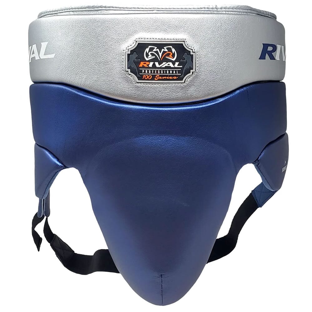 Rival RNFL100 Professional No Foul Protector Groin Guards Rival Blue/Silver Small 