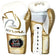 Rival RS100 Professional Sparring Gloves Boxing Gloves Rival White/Gold 14oz 