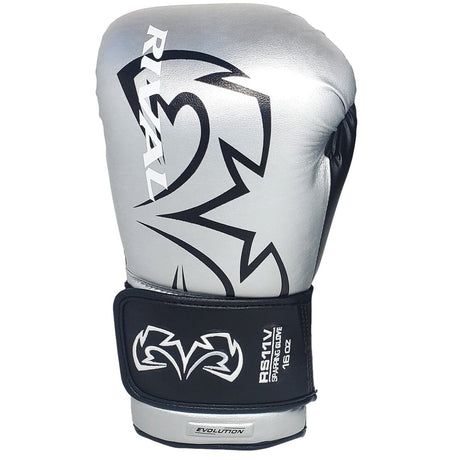 Rival RS11V Small-Fit Evolution Sparring Gloves Boxing Gloves Rival Silver 16oz-SMALL 