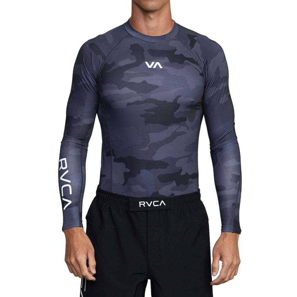 RVCA Sport Long Sleeve Rashguard Rashguards RVCA Black Camo X Small 