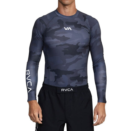 RVCA Sport Long Sleeve Rashguard Rashguards RVCA Black Camo X Small 