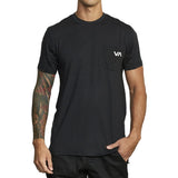 RVCA Sport Vent Short Sleeve Top Training Shirts RVCA Black Small 