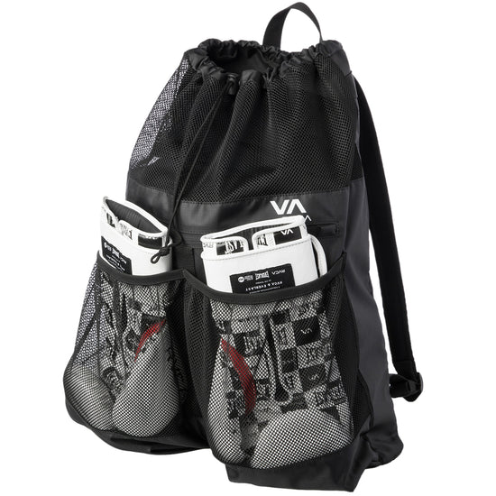 RVCA VA Boxing Backpack Black Front
