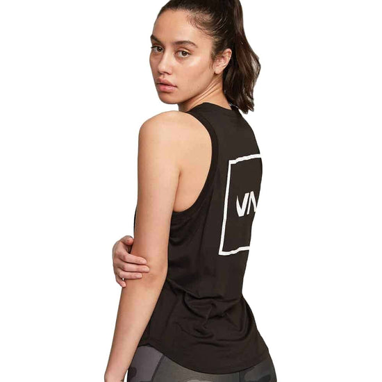 Load image into Gallery viewer, RVCA VA Muscle Black Back
