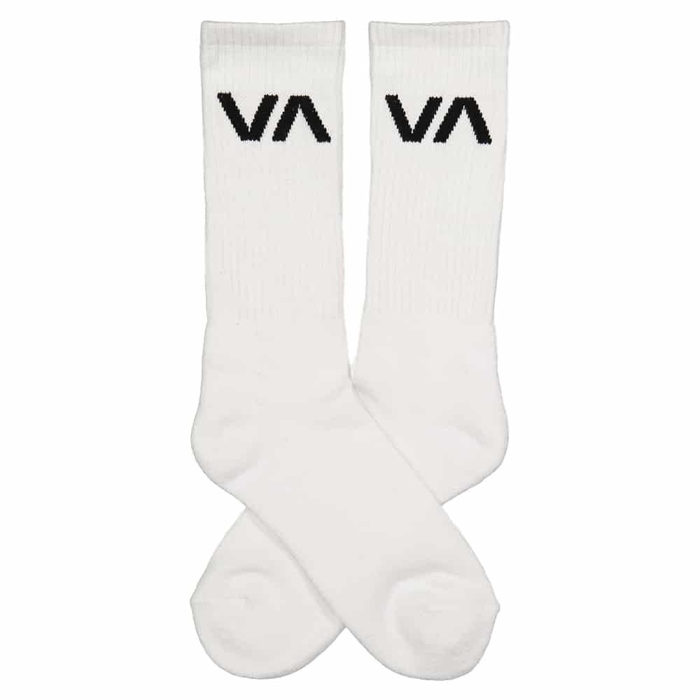 Load image into Gallery viewer, RVCA VA Sport Sock White Pair
