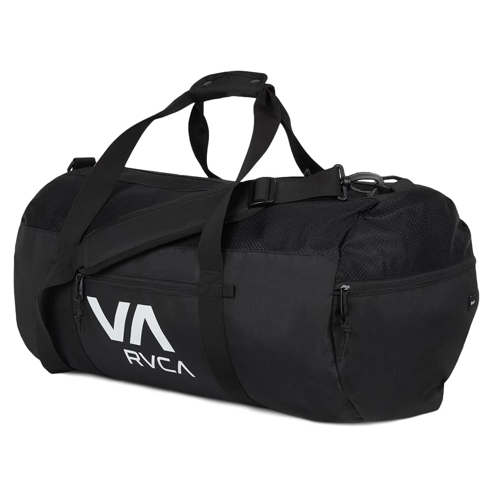 Load image into Gallery viewer, RVCA Vents Training Duffle Black Angle
