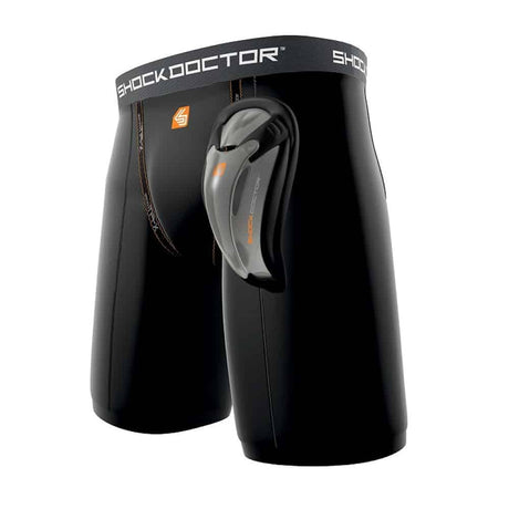 Shock Doctor Core Compression Short with Bio-Flex Cup Groin Guards Shock Doctor Black Small 