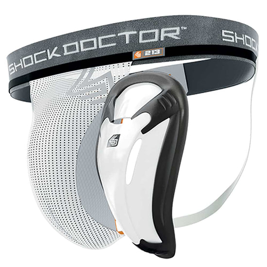 Shock Doctor Core Supporter with Bio-Flex Cup White