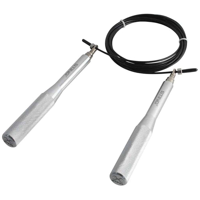 Sting Viper Pro Combat Speed Rope Skipping Ropes Sting Silver 