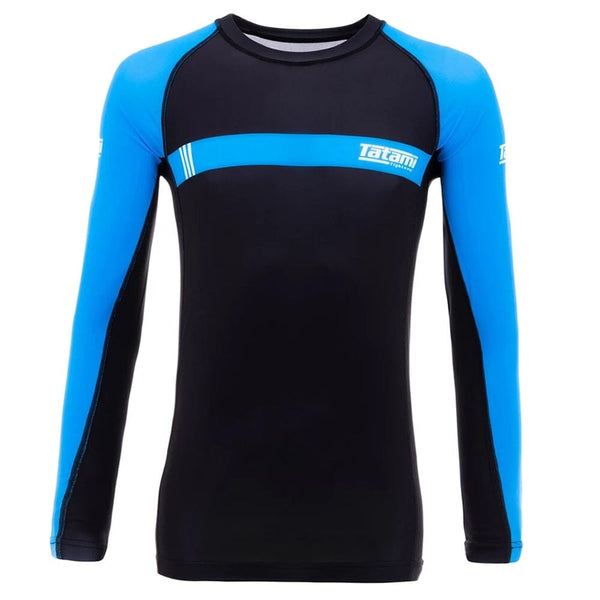 Tatami IBJJF 2020 Long Sleeve Rank Rashguard (S-M) Black/Blue