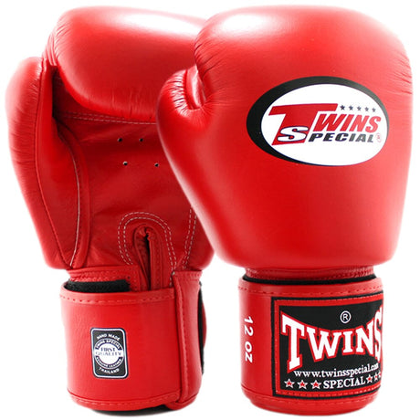 Twins Youth Muay Thai Boxing Gloves Muay Thai Gloves Twins Special Red Small 