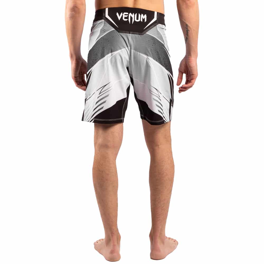 UFC Venum Authentic Fight Night Shorts - Long Fit White Back