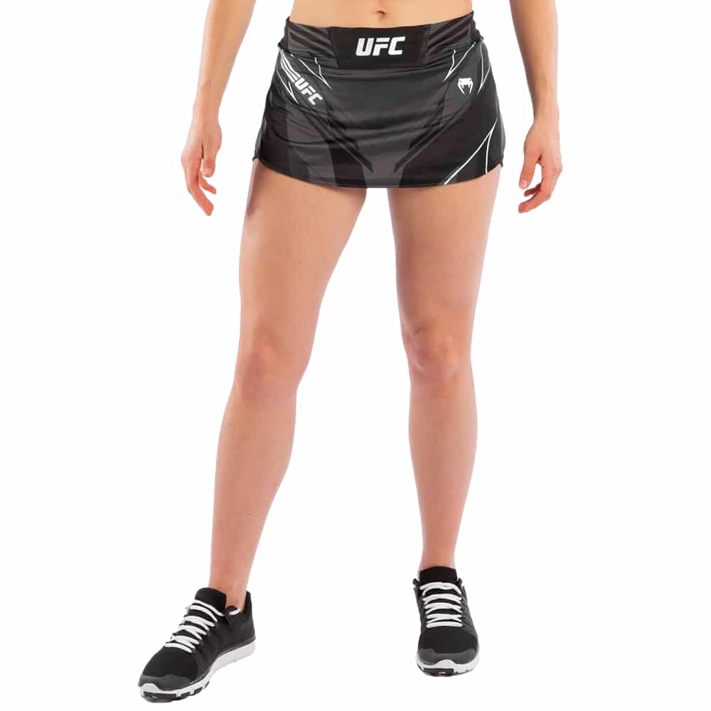 UFC Venum Authentic Fight Night Women's Shorts - Long Fit - Red: XS