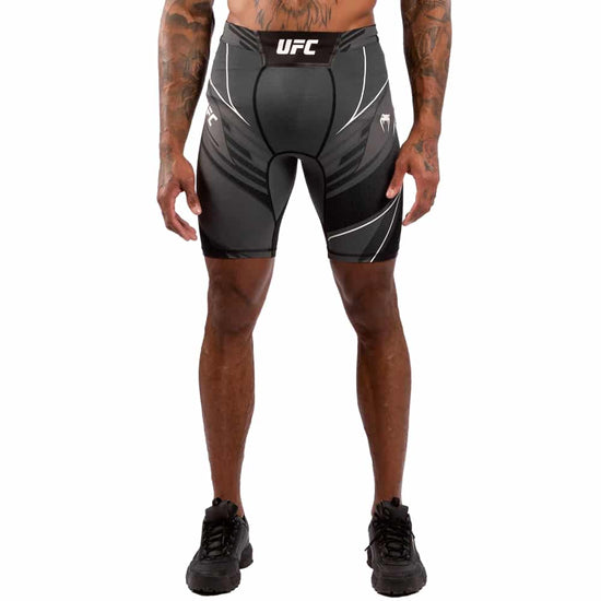 UFC Venum Authentic Fight Night Vale Tudo Shorts - Long Fit Black Front
