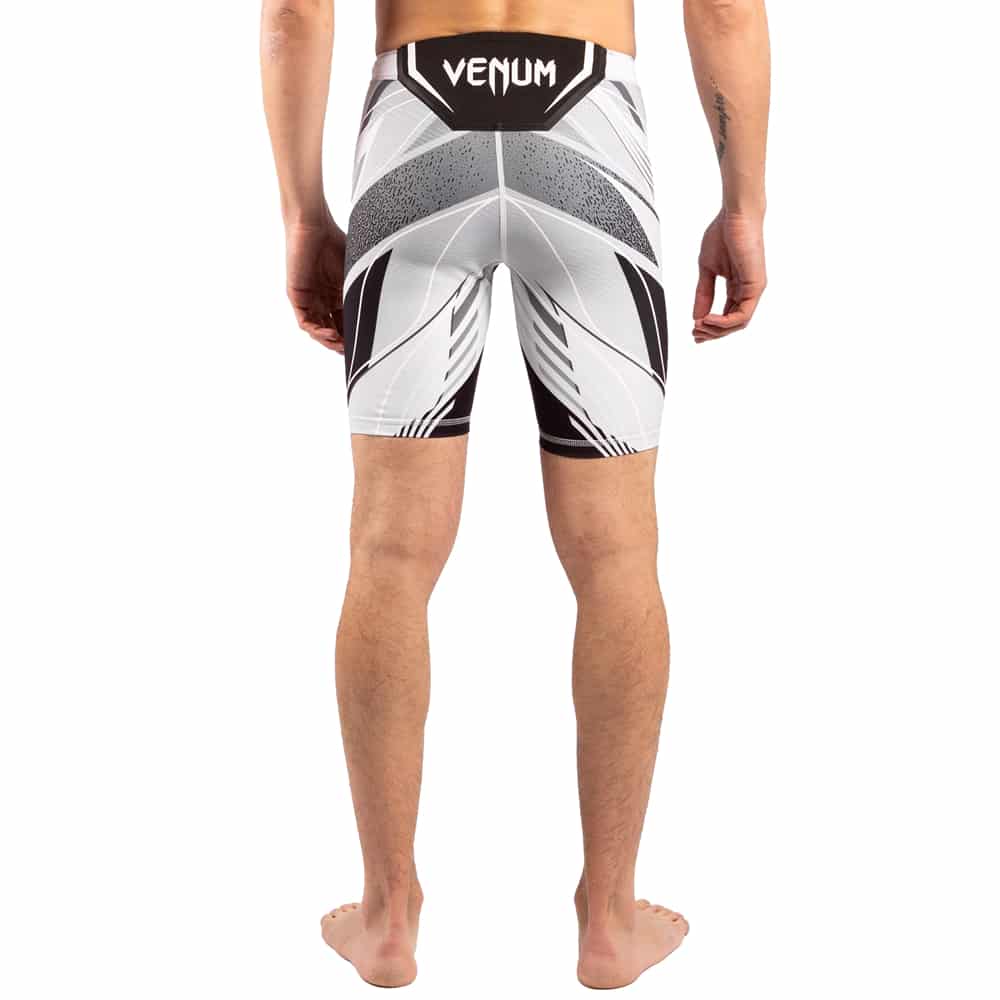 UFC Venum Authentic Fight Night Vale Tudo Shorts - Long Fit White Back