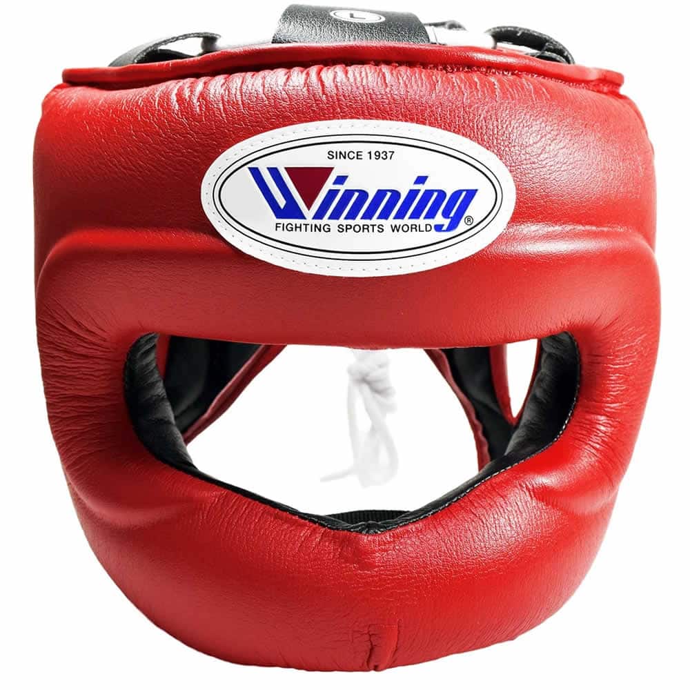 TOP BOXING NOSE BAR HEAD GEAR-LEATHER – topboxinggear